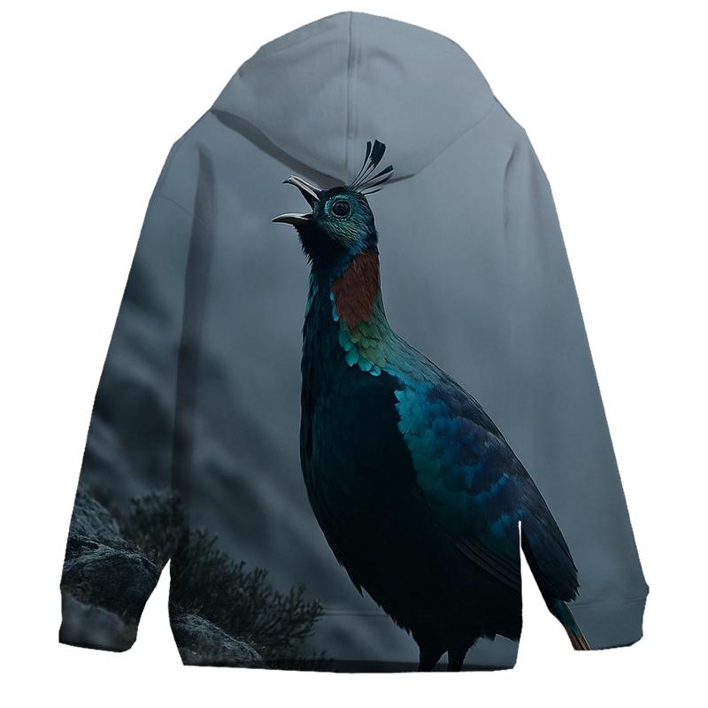 Misty Ridge Caller — Himalayan Monal hoodie trends