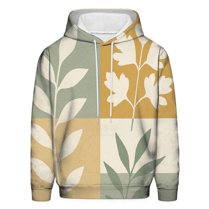 Botanical Geometry Collage hoodie styles