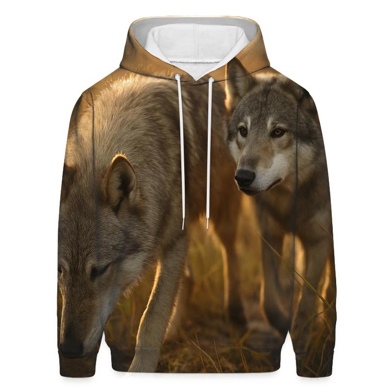 Wetland Tracking Pair zip-up hoodies