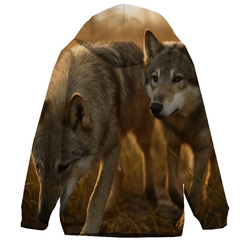 Wetland Tracking Pair zip-up hoodies
