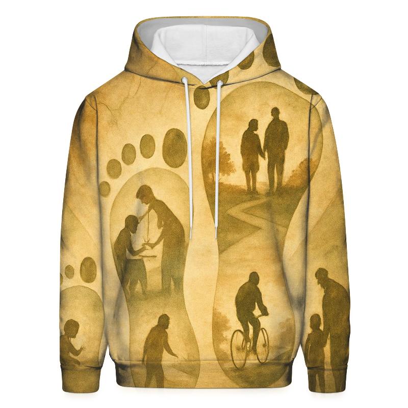 Footprints In The Heart hoodie trends