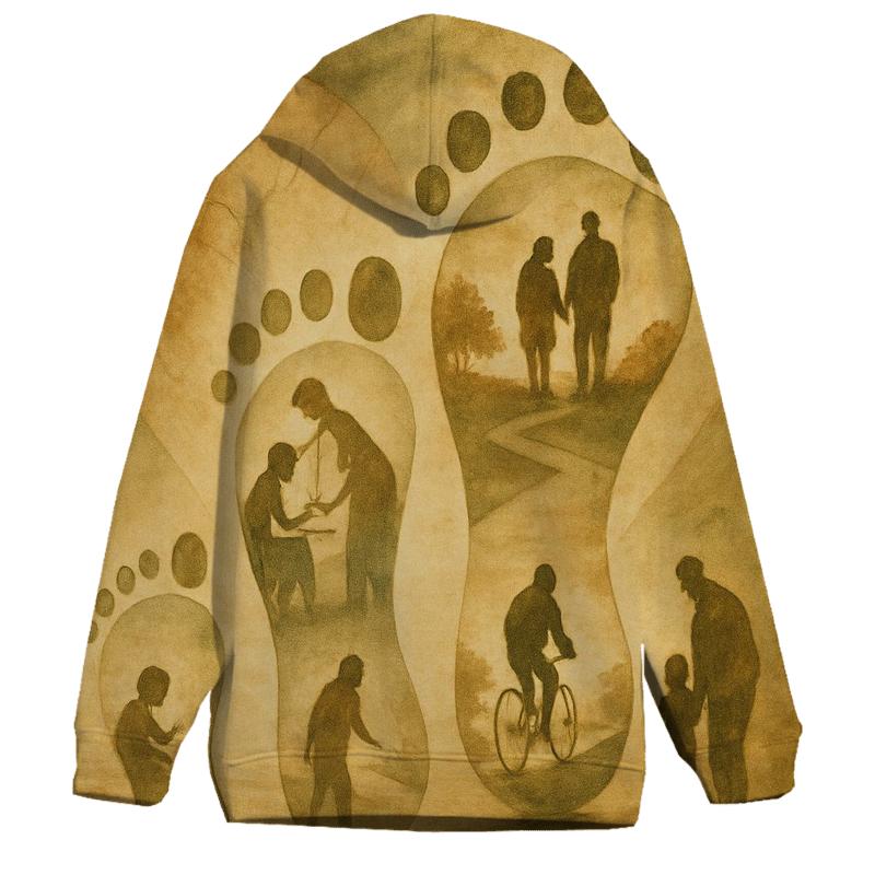 Footprints In The Heart hoodie trends