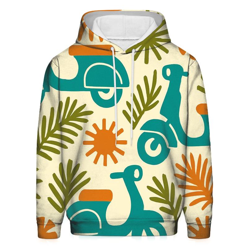 Tropical Scooter Pop hoodie styles