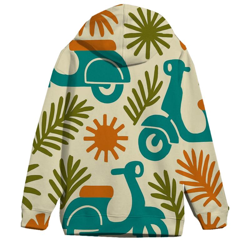 Tropical Scooter Pop hoodie styles
