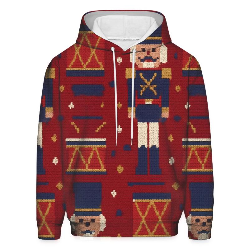Nutcracker Mosaic Parade Design lightweight hoodies