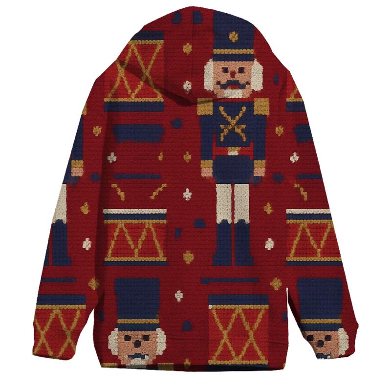 Nutcracker Mosaic Parade Design lightweight hoodies