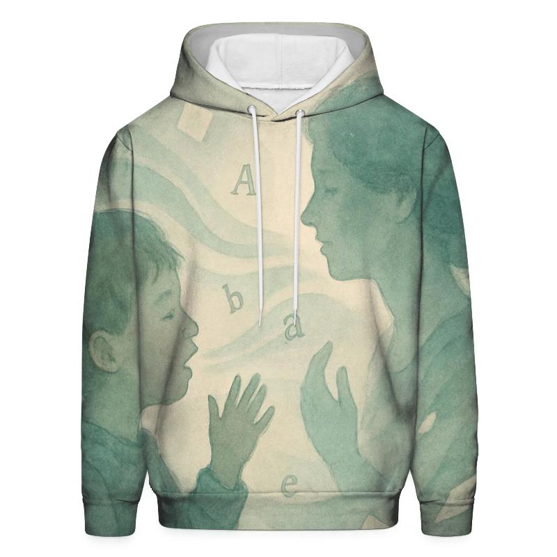 Her Echo In My Voice zip-up hoodies