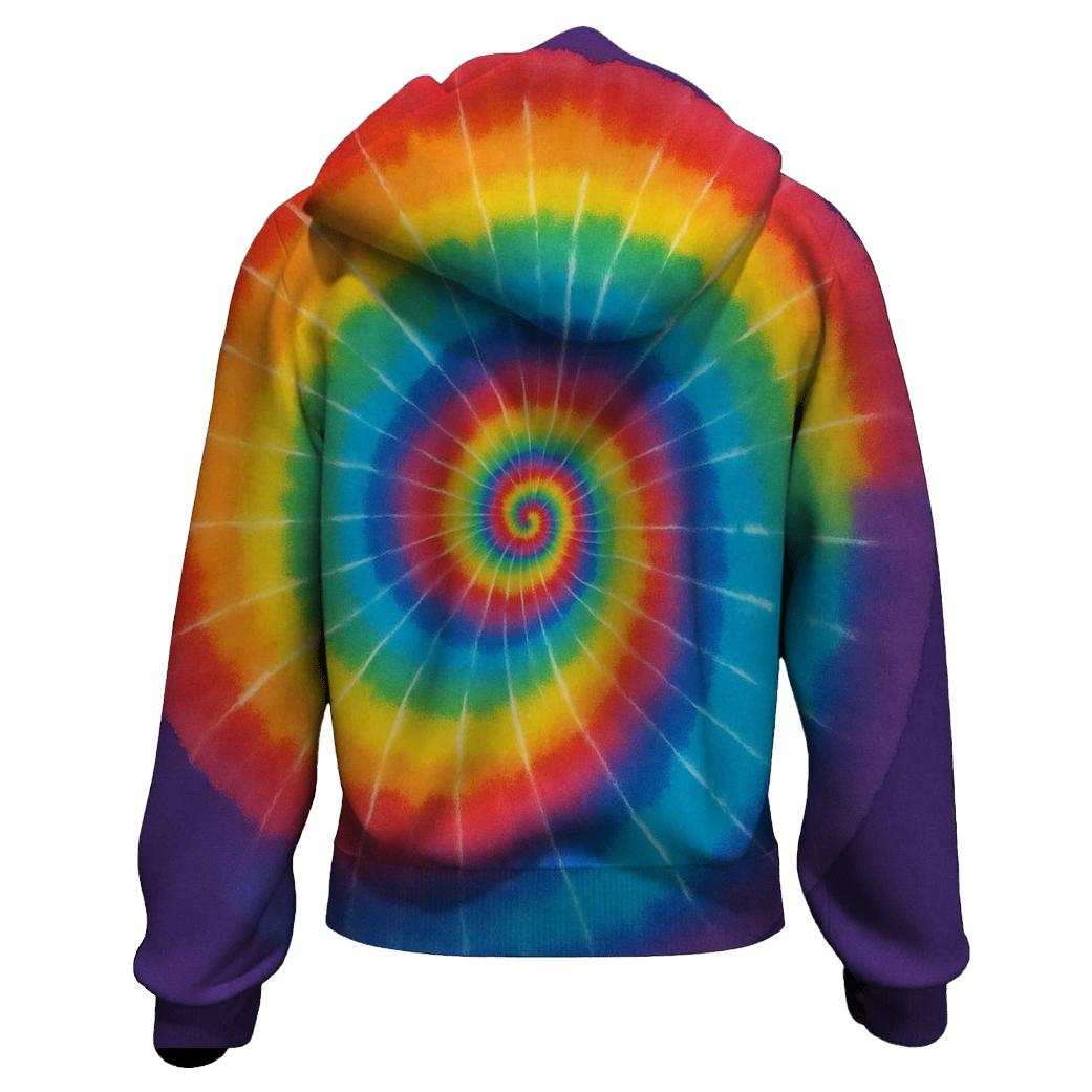 Classic Rainbow Spiral hoodie styles