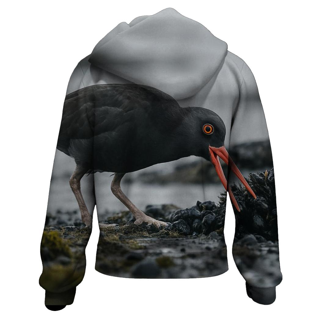 Tideline Forage — Black Oystercatcher designer hoodies