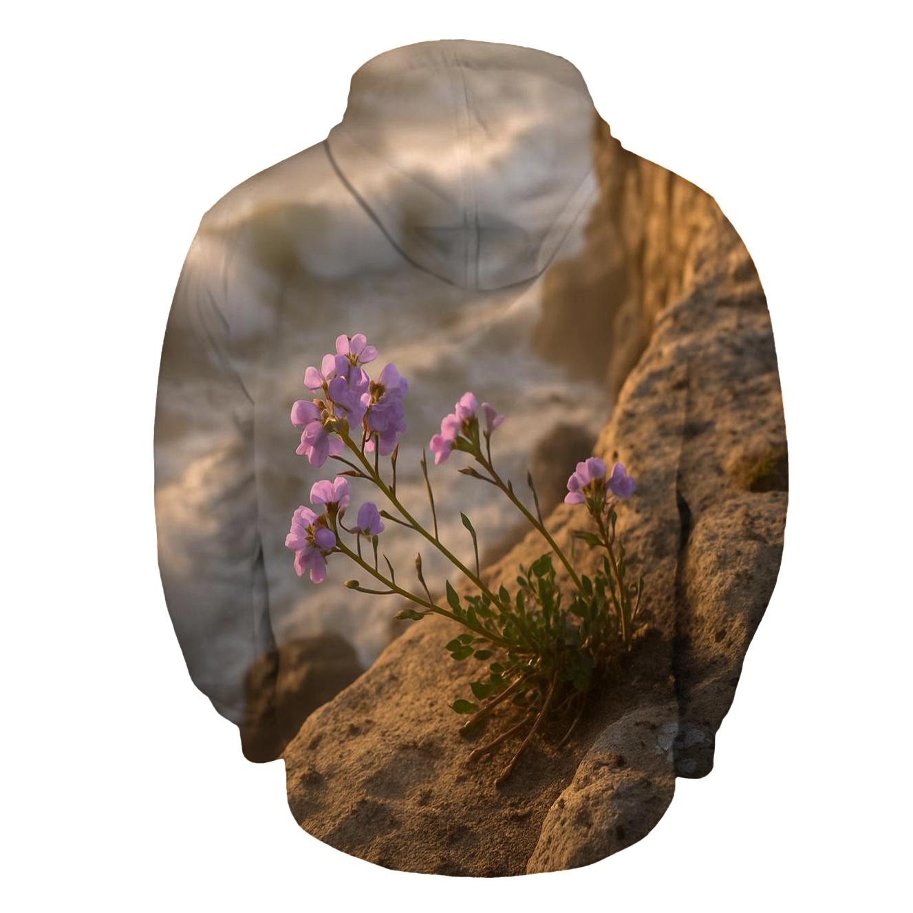 Coastal Sea Rocket Cliffside Bloom custom hoodies