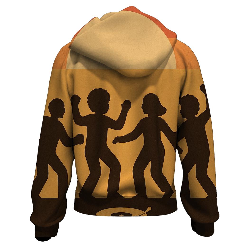 Sunset Boogie Stripes pullover hoodies