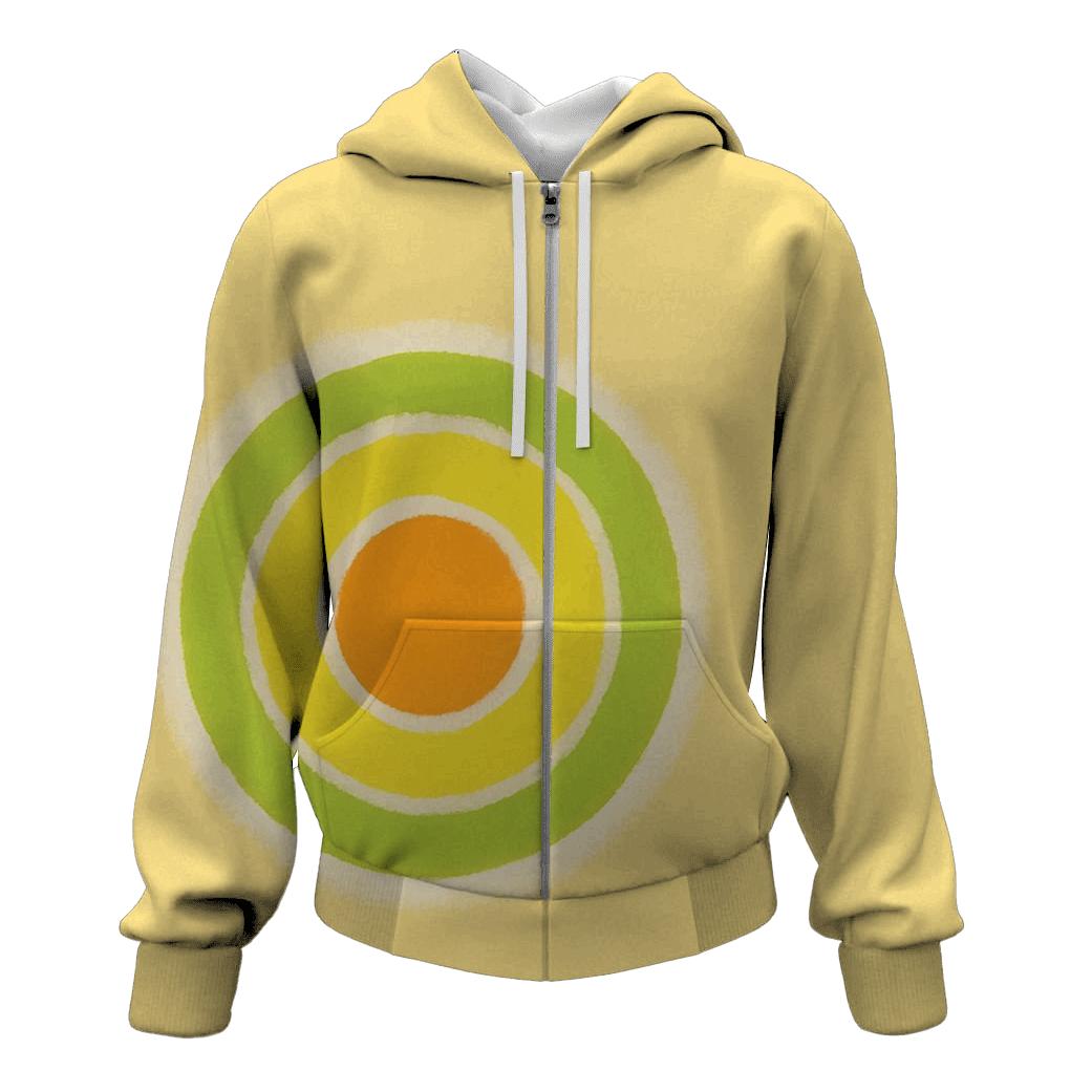 Citrus Off Center Bullseye designer hoodies