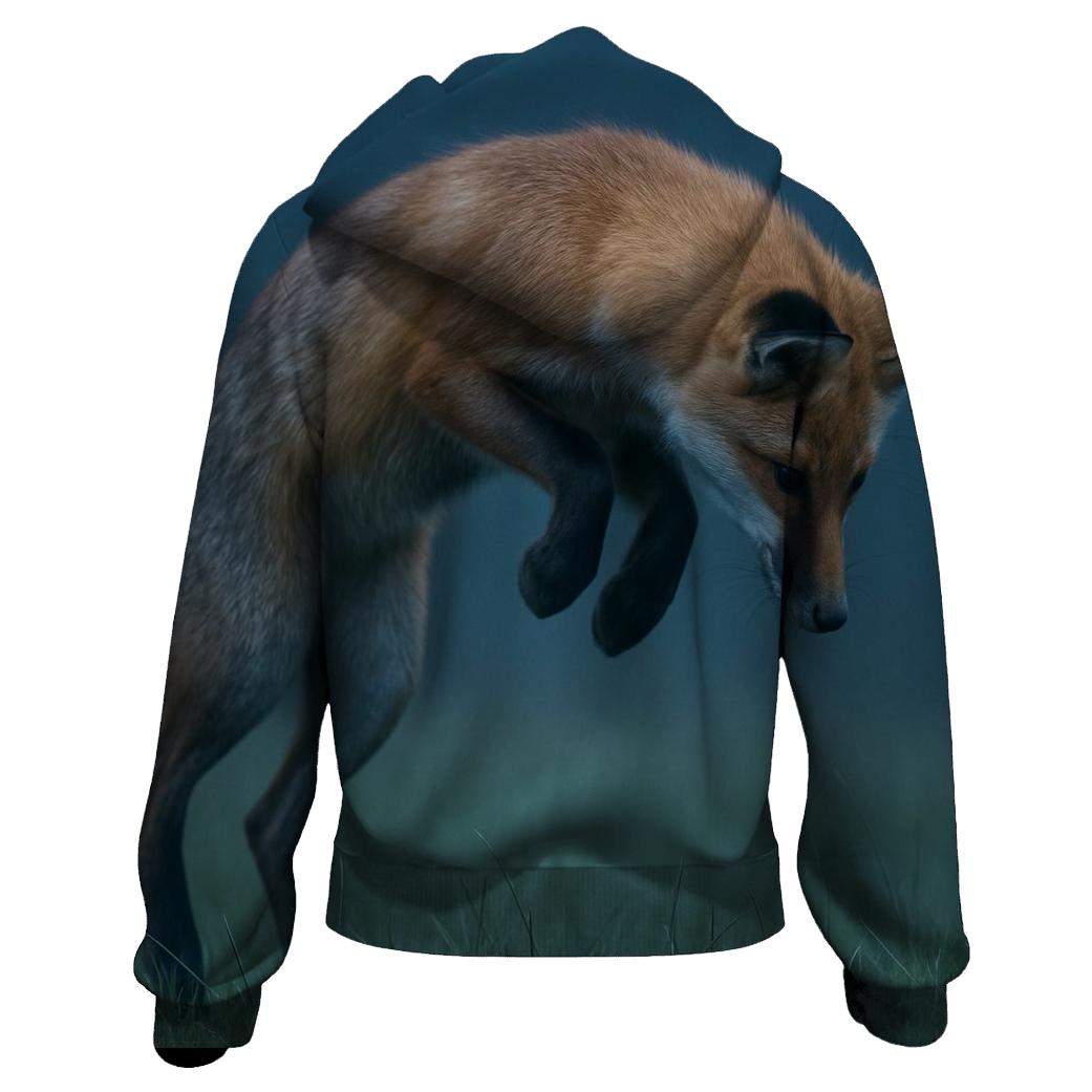 Crepuscular Hunt — Red Fox lightweight hoodies