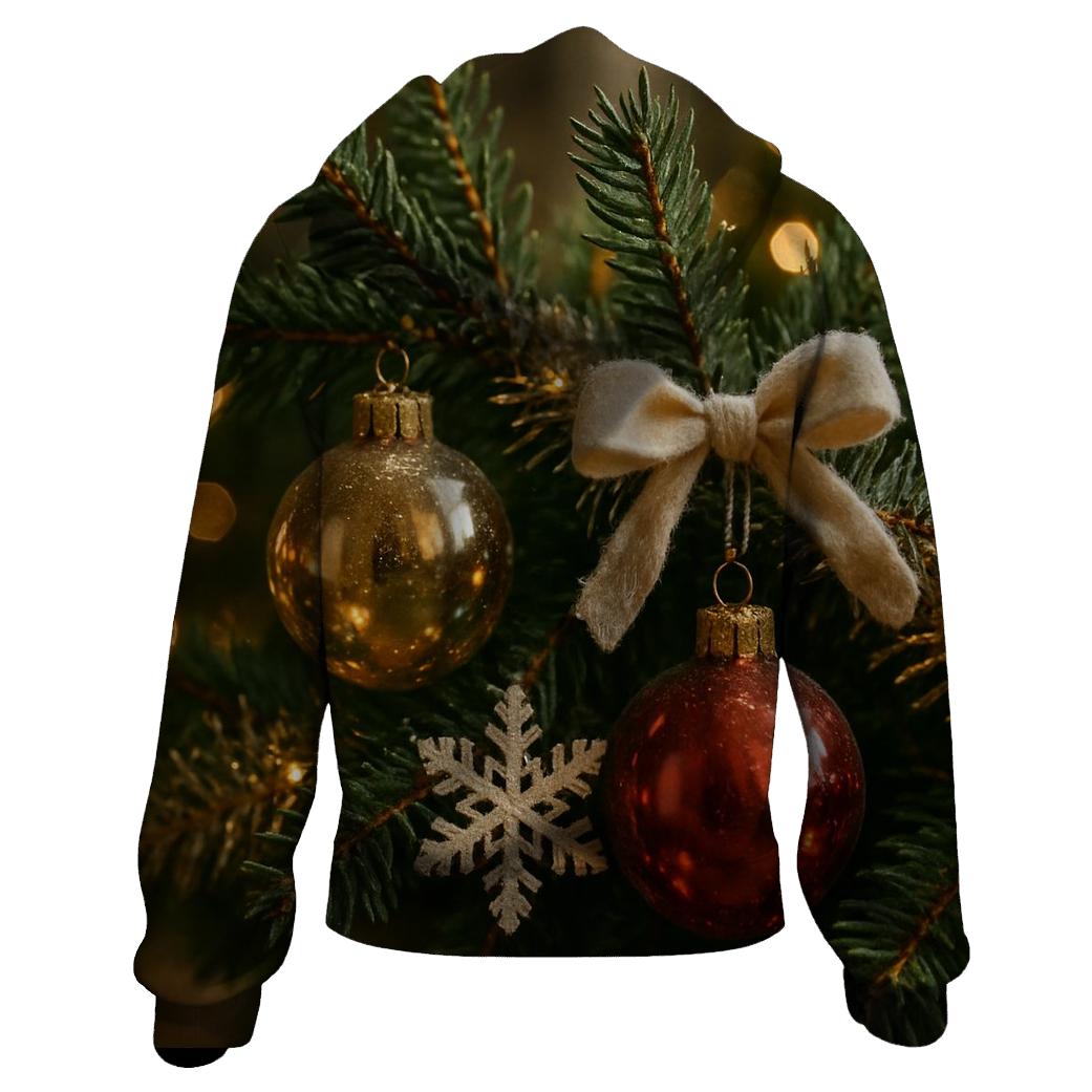 Frosted Branch Closeup premium hoodies