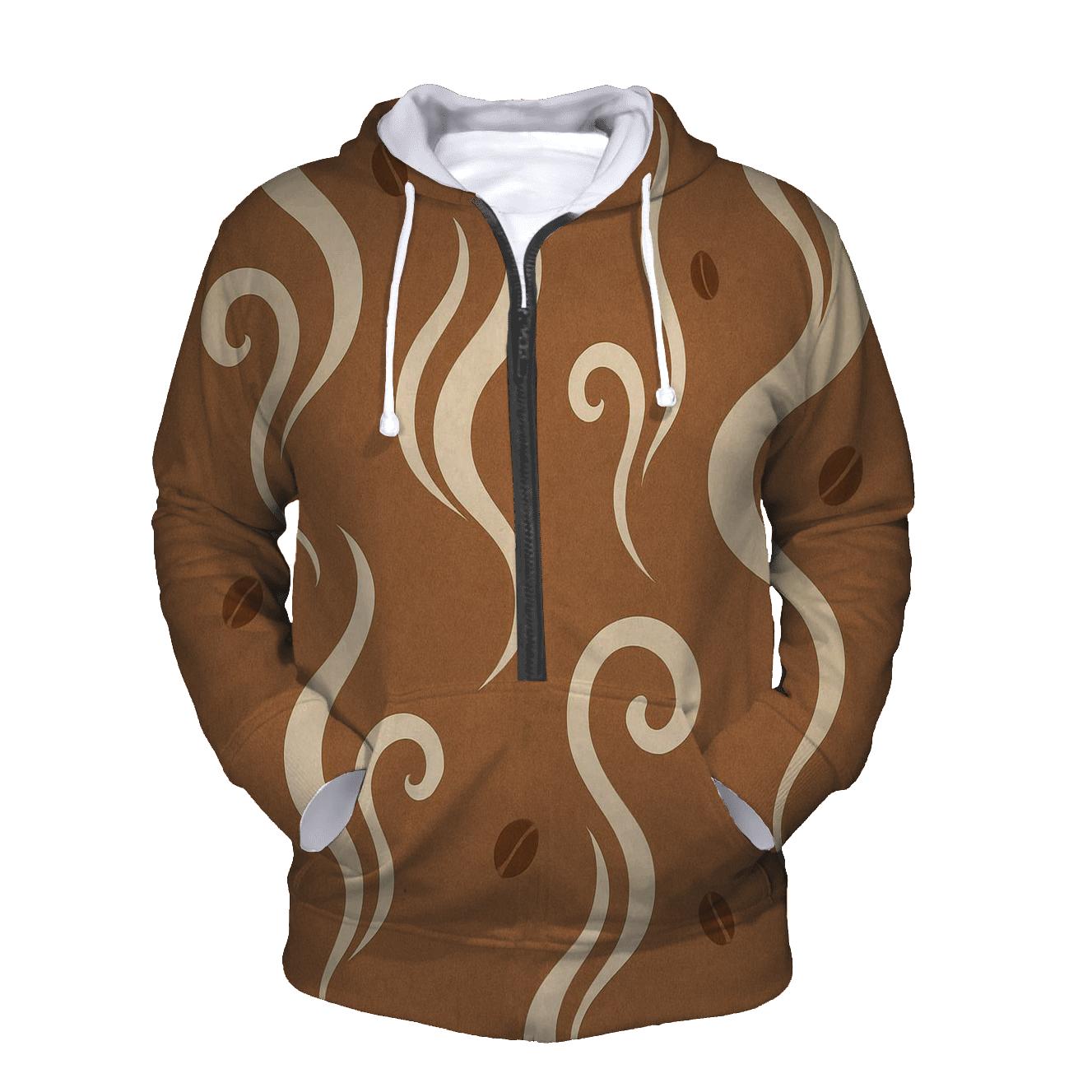 Aroma Wisp Pattern graphic hoodies