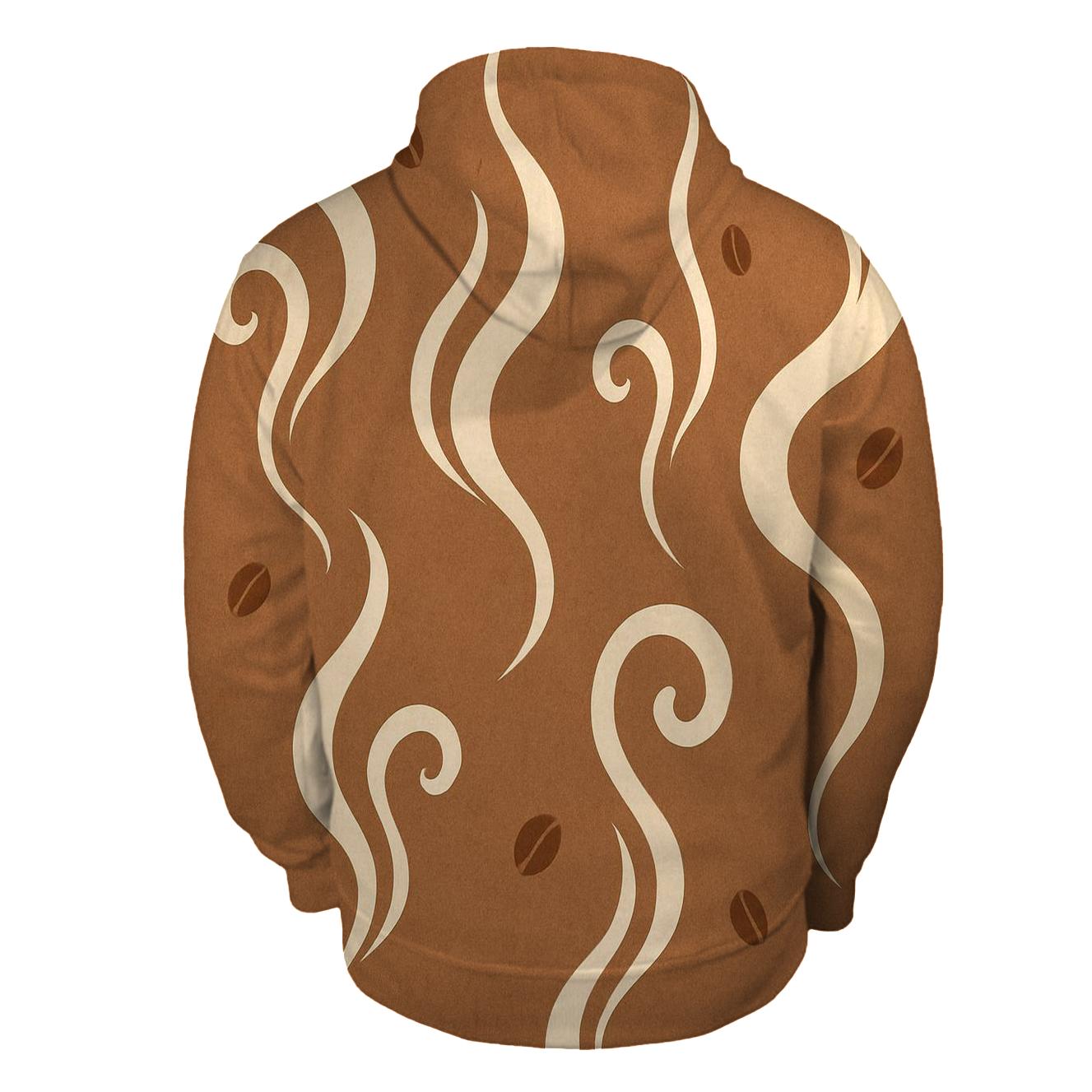 Aroma Wisp Pattern graphic hoodies