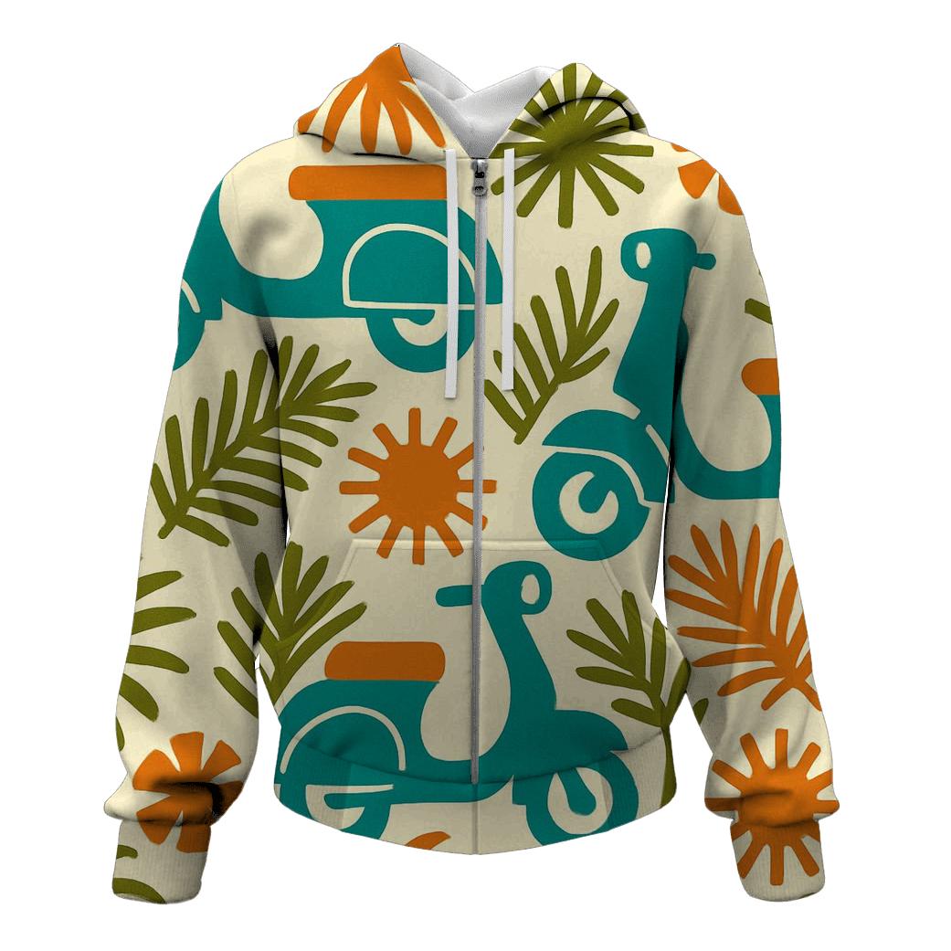 Tropical Scooter Pop hoodie trends