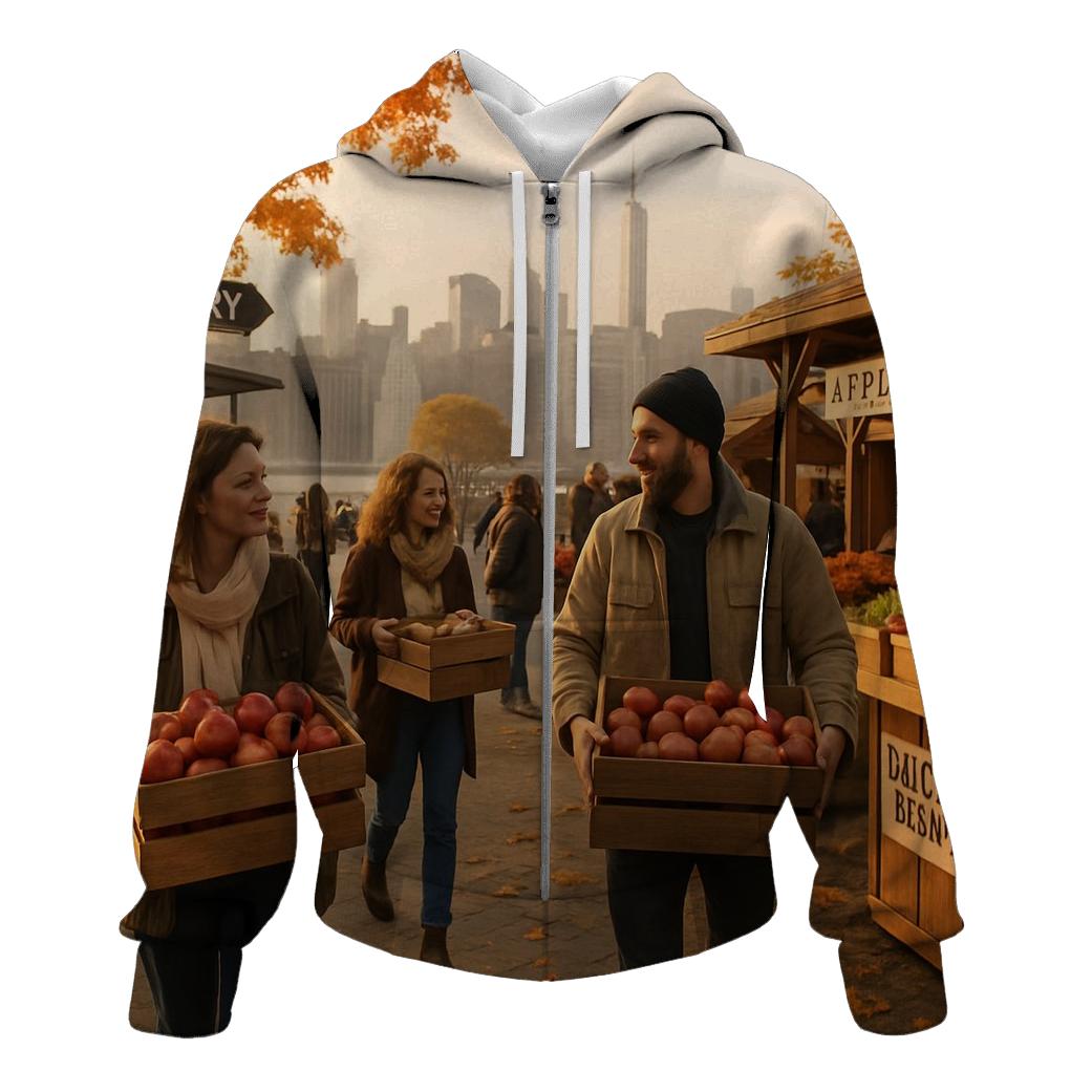 Autumn Ferry Terminal With Orchard Market pullover hoodies
