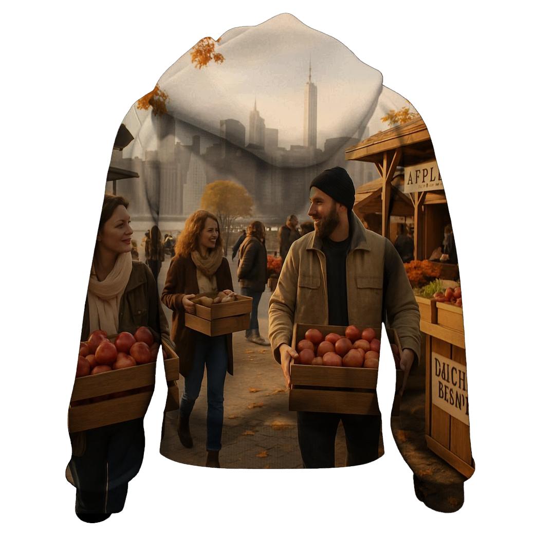 Autumn Ferry Terminal With Orchard Market pullover hoodies