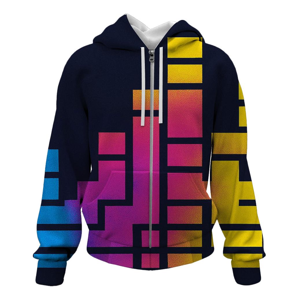 Retro Spectrum Steps custom hoodies