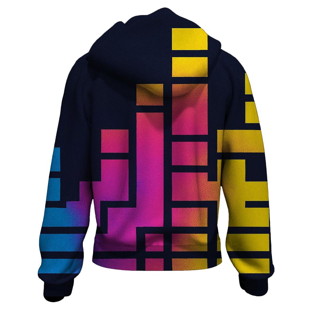 Retro Spectrum Steps custom hoodies