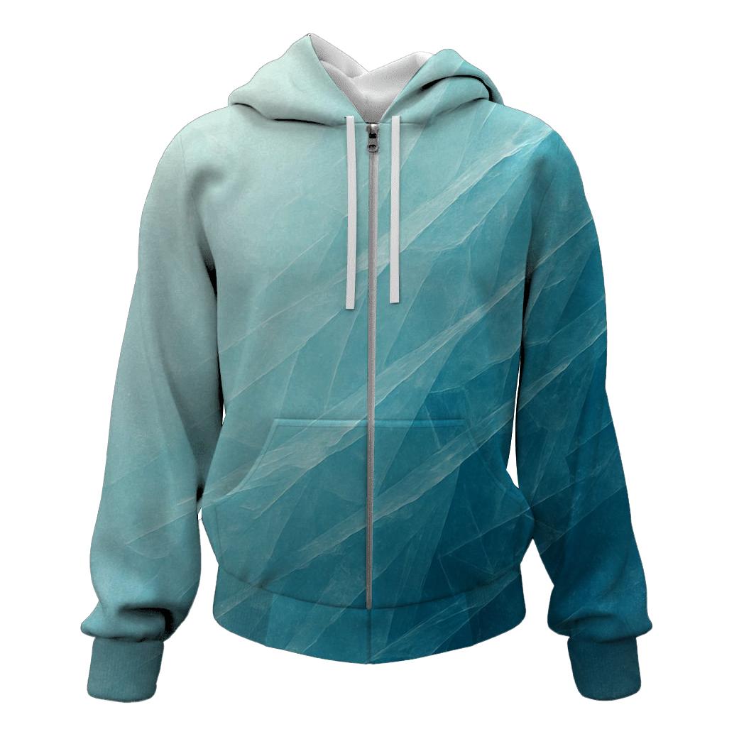 Glacier Blue Transition designer hoodies