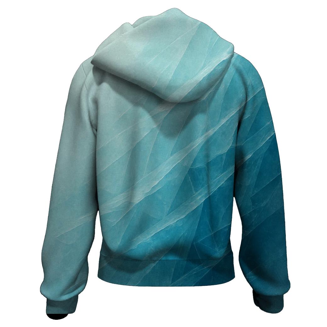 Glacier Blue Transition designer hoodies