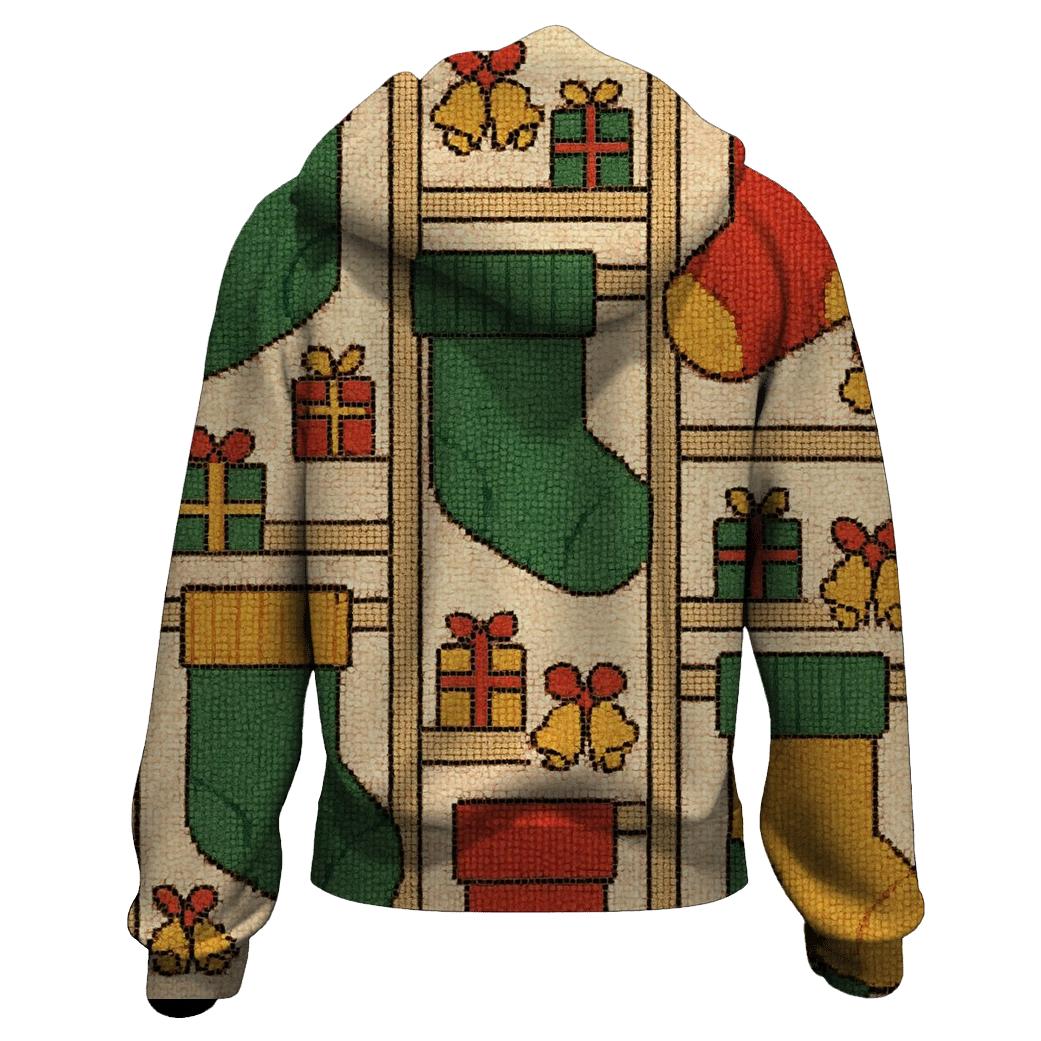 Stocking Ladder Patch Design designer hoodies