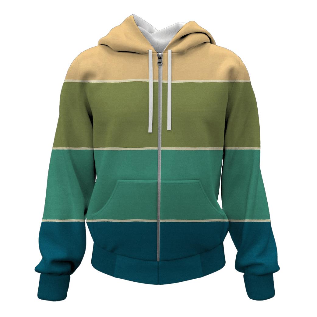 Sunset Horizon Stripes hoodie styles
