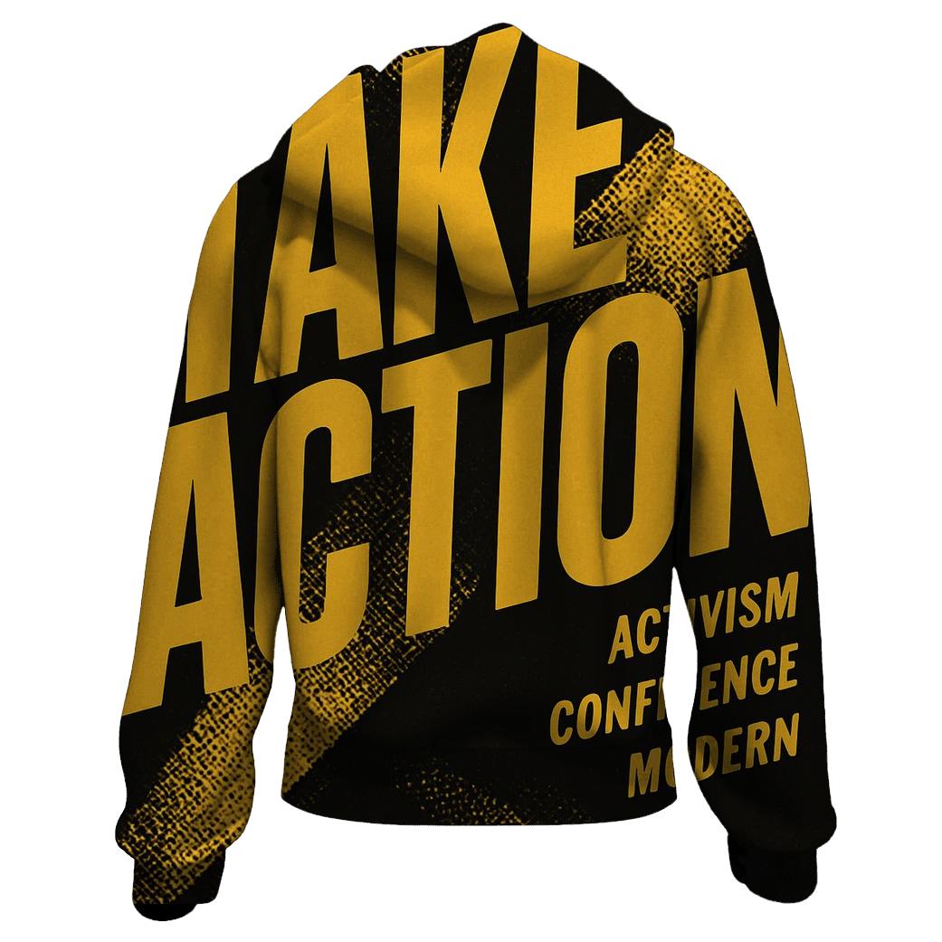 Bold Typography Empowerment hoodie designs