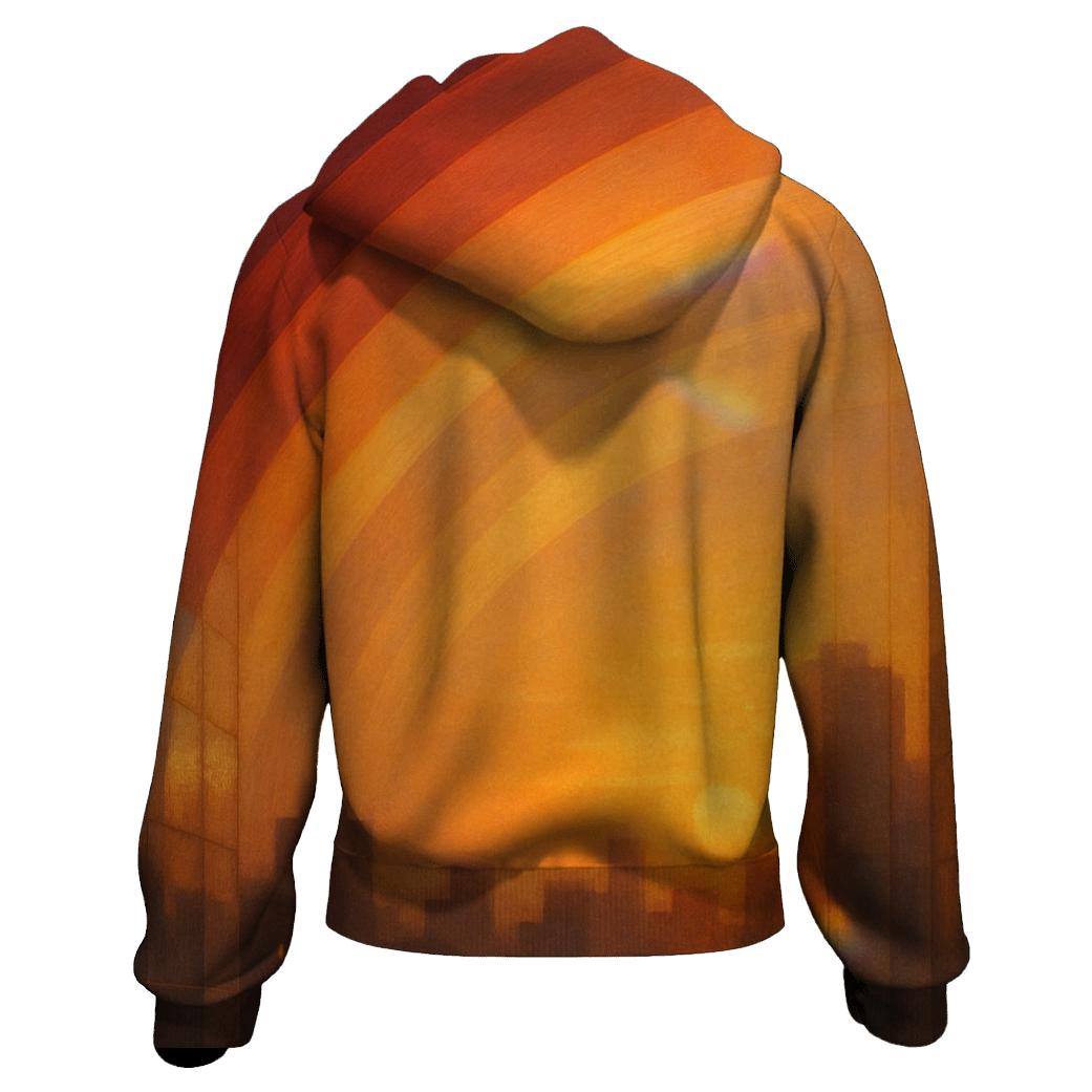 Sunset Prism Curve hoodie designs