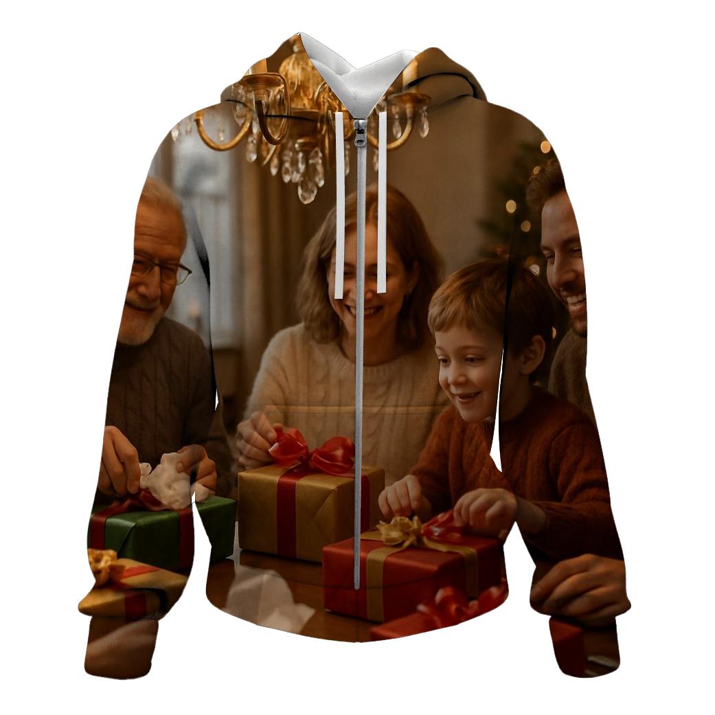 Family Gift Table lightweight hoodies