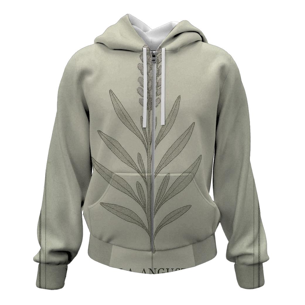 Faded Floral Botanical Plate hoodie trends