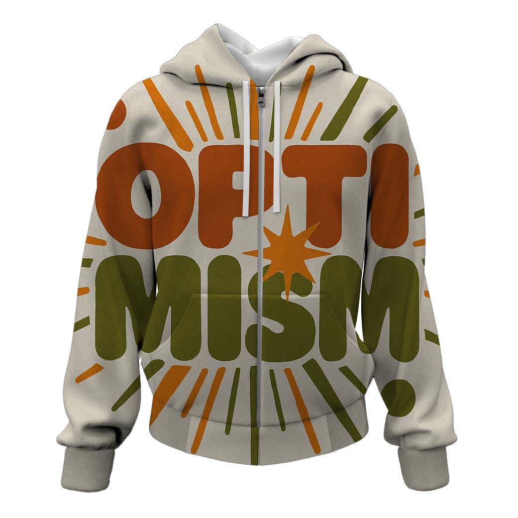 Solar Flare Typography hoodie trends