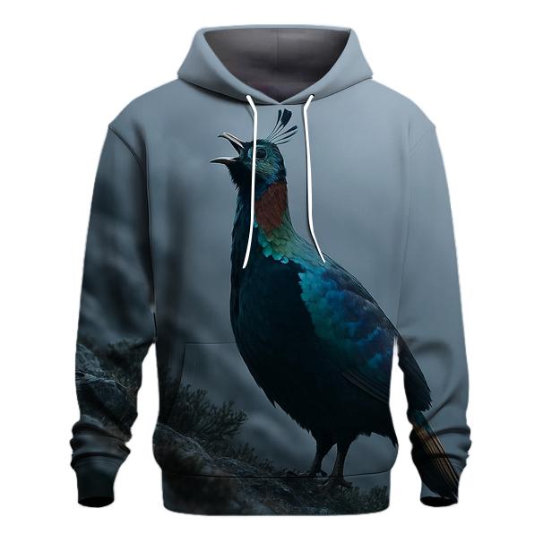 Misty Ridge Caller — Himalayan Monal hoodie designs