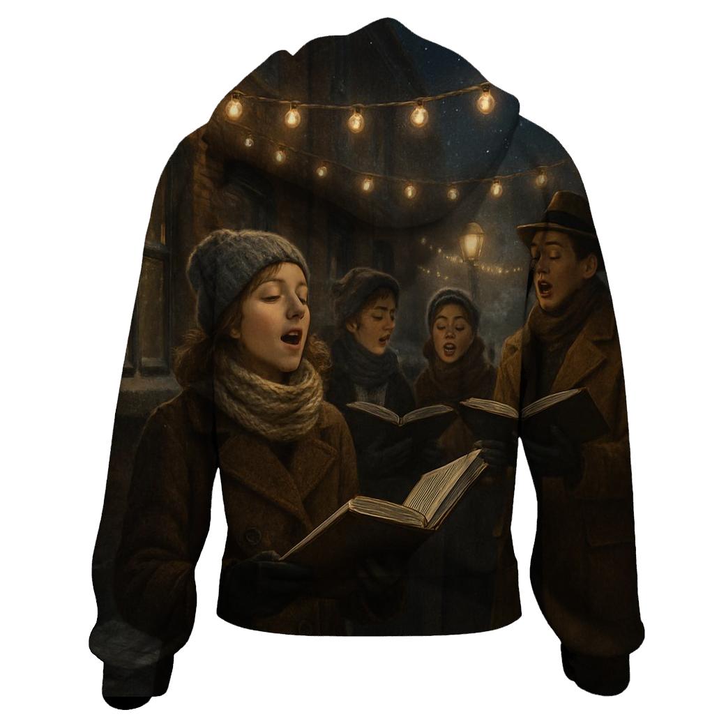 Midnight Carolers Lane graphic hoodies