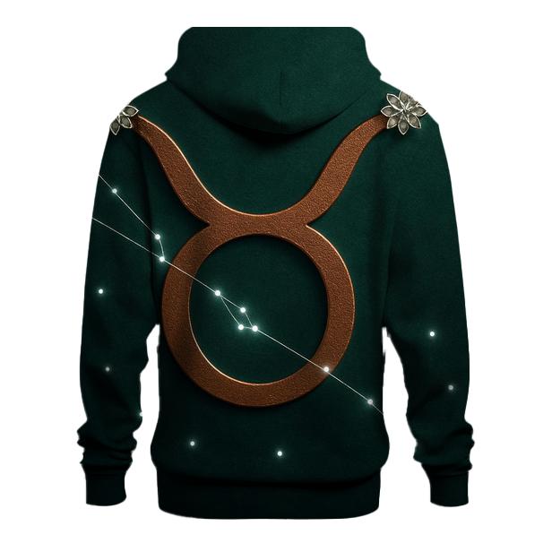 Mystic Taurus Bull Glyph Design hoodie styles