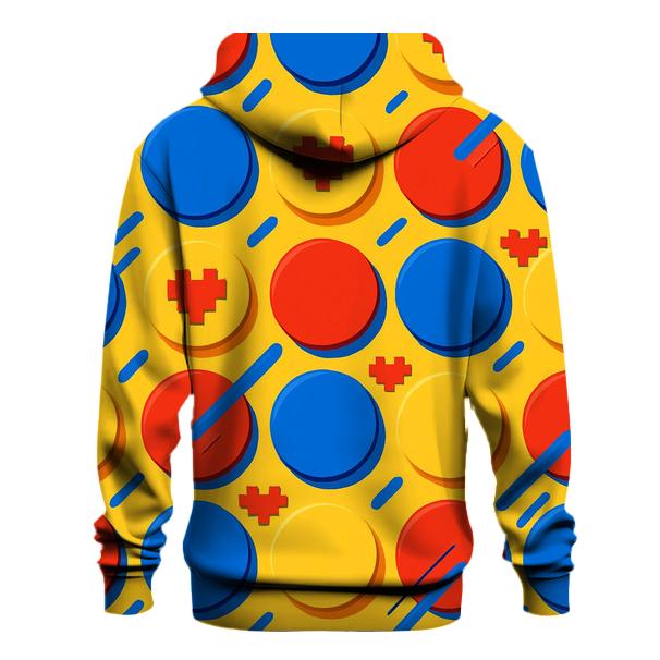 Arcade Token Mosaic lightweight hoodies
