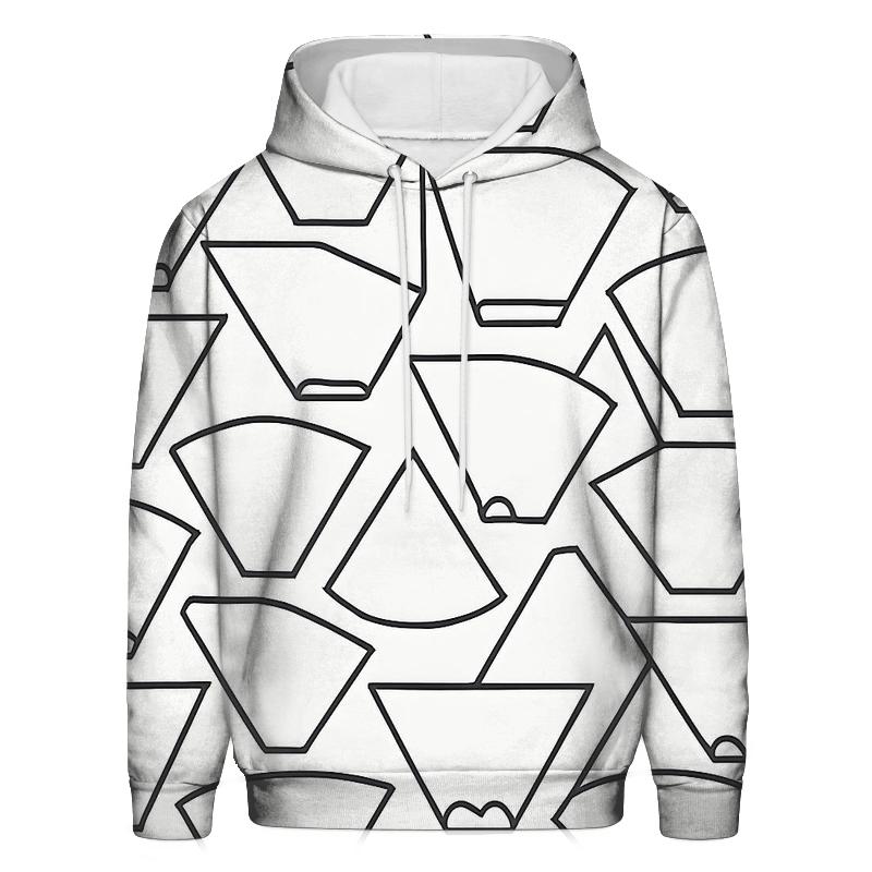 Filter Grid Geometry custom hoodies