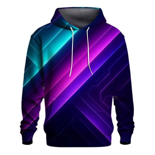 Circuit Neon Flow pullover hoodies