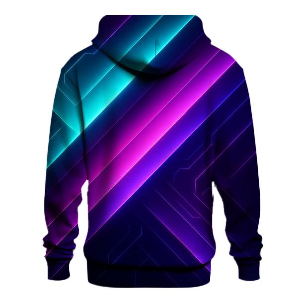 Circuit Neon Flow pullover hoodies