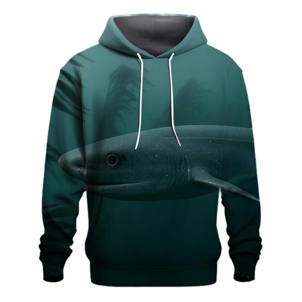 Under Kelp Shadow — Giant Kelp Shark pullover hoodies