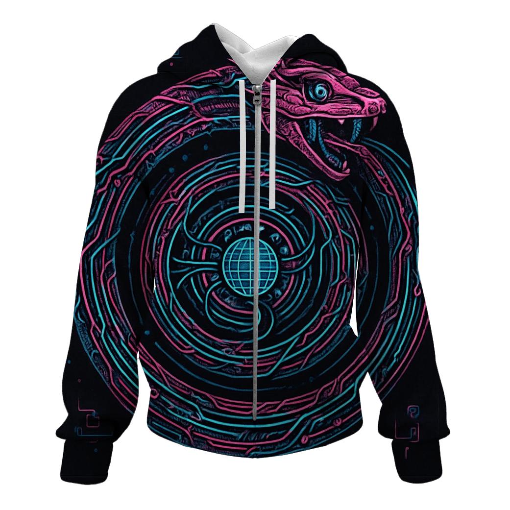 Circuit Serpent Singularity hoodie styles