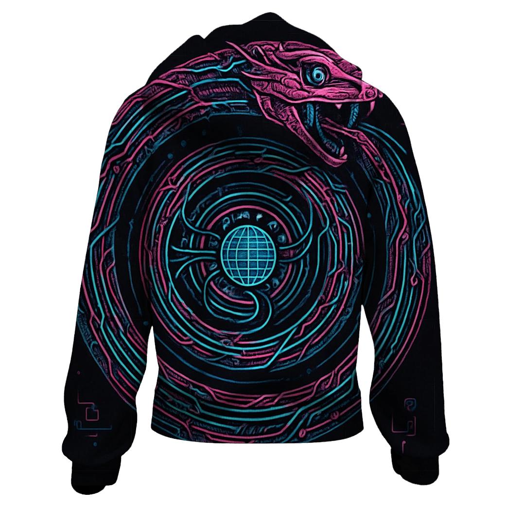 Circuit Serpent Singularity hoodie styles