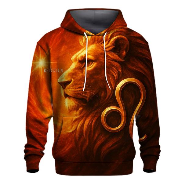 Leo Solar Flare Lion Artwork custom hoodies