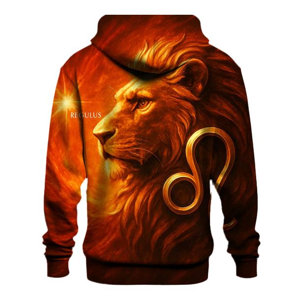 Leo Solar Flare Lion Artwork custom hoodies