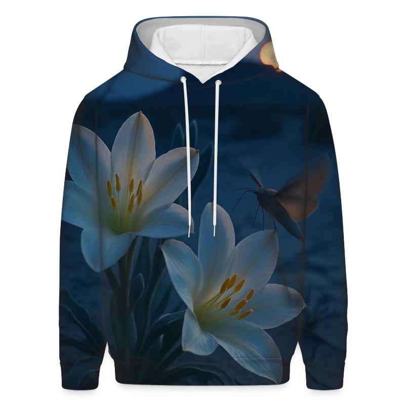 Desert Evening Bloom Of Desert Lily zip-up hoodies