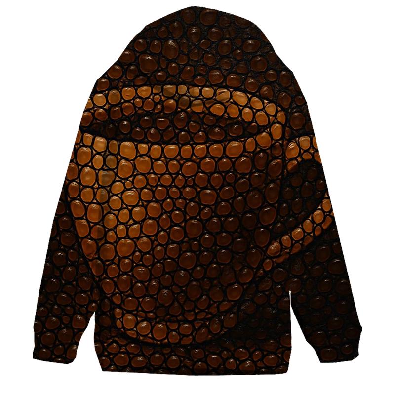 Espresso Droplet Mosaic designer hoodies