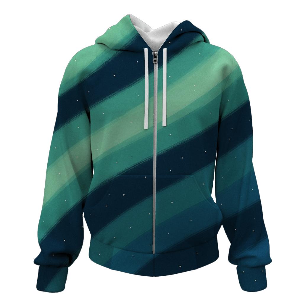 Aurora Curtain Drift heavyweight hoodies