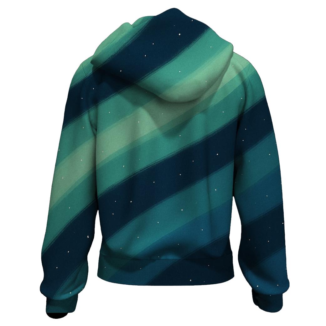 Aurora Curtain Drift heavyweight hoodies